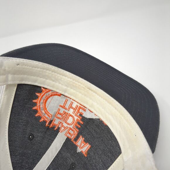 Habitat Ride The Tetons Snapback Trucker Hat Gray One Size Mesh Back - Picture 7 of 8